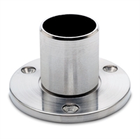 Væg og gulv flange, Ø 19 mm Rustfrit stål model : 504